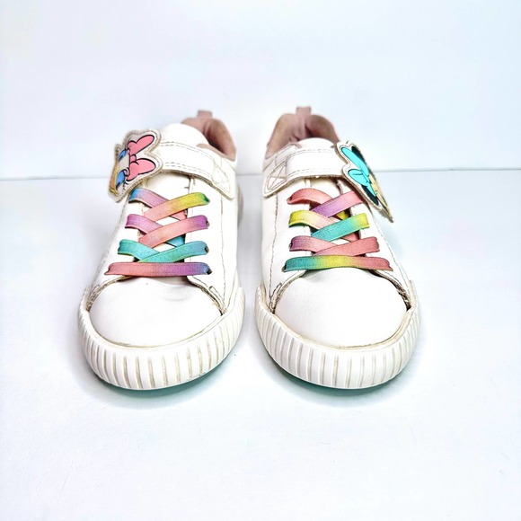Minnie and Daisy Printed Sneakers Disney H&M White and pink shoes size 12.5 - Picture 5 of 12